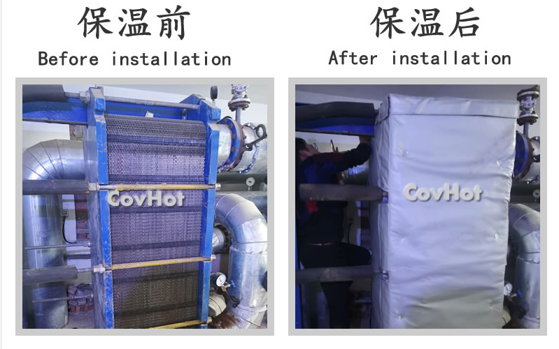 板式<a href=http://www.z833.cn/e/tags/?tagname=%E6%8D%A2%E7%83%AD%E5%99%A8%E4%BF%9D%E6%B8%A9 target=_blank class=infotextkey>換熱器保溫</a>套,板換保溫罩